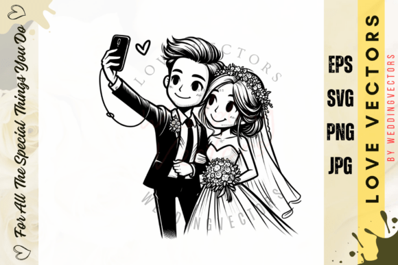 C3210: Crafting Your Love Story in Minimalist Vectors