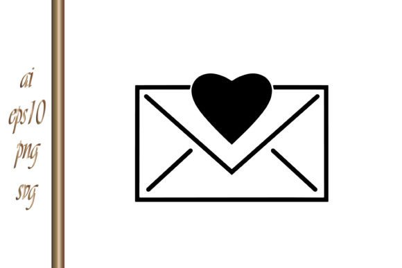 Doodle Love Envelope with Heart Wedding: A Designer's Creative Asset