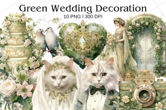 Green Wedding Decoration Watercolor: A Designer's Guide to Botanical Charm