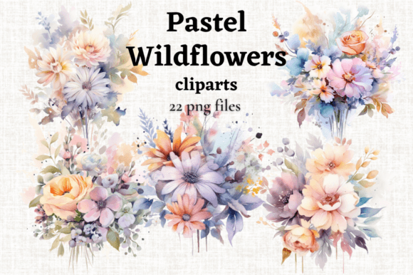 Pastel Wedding Flowers Bouquet Cliparts: A Designer's Guide