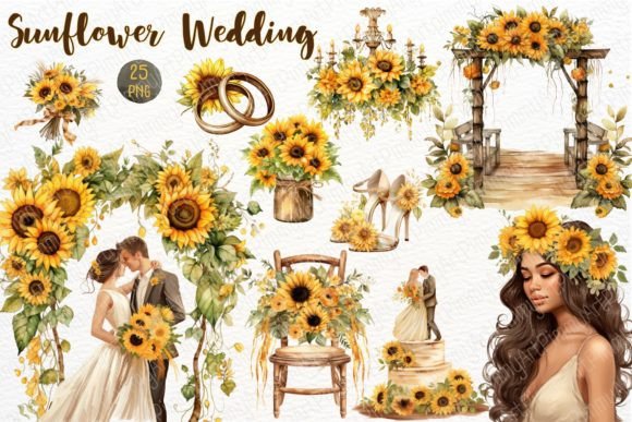 Sunflower Wedding Watercolor Sublimation: A Designer's Guide