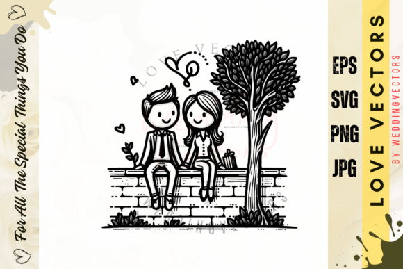 Wedding Couple and Love Vectors - C311: A Touch of Class