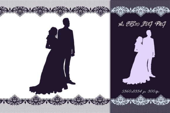 Wedding Couple Silhouette SVG: A Designer's Essential Asset