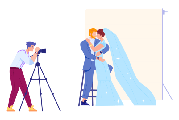 Wedding Photo Shoot. Professional Photog: The Art of Elegant Storytelling